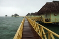 Im Regen zum Restaurant