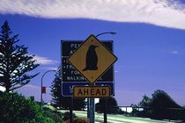 Verkehrsschild Pinguin